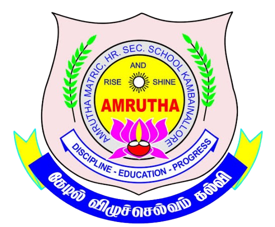 Amrutha Matric Hr. Sec. School Logo